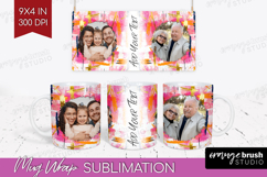 Brush Stroke Photo Mug Wrap PNG - Abstract Texture Picture Product Image 1
