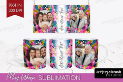 Brush Stroke Photo Mug Wrap PNG - Abstract Texture Picture Product Image 1