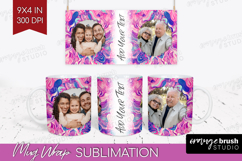 Brush Stroke Photo Mug Wrap PNG - Abstract Texture Picture Product Image 1
