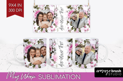 Spring Photo Mug Wrap PNG - Flowers Picture Frame Mug Product Image 1