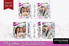 Spring Photo Mug Wrap PNG - Flowers Picture Frame Mug Product Image 1