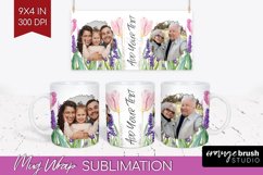 Wildflowers Photo Mug Wrap PNG - Floral Picture Frame Mug Product Image 1