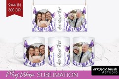 Wildflowers Photo Mug Wrap PNG - Floral Picture Frame Mug Product Image 1