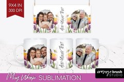 Wildflowers Photo Mug Wrap PNG - Floral Picture Frame Mug Product Image 1