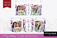 Wildflowers Photo Mug Wrap PNG - Floral Picture Frame Mug Product Image 1