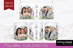 Wildflowers Photo Mug Wrap PNG - Summer Flowers Picture Mug Product Image 1
