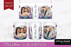Wildflowers Photo Mug Wrap PNG - Summer Flowers Picture Mug Product Image 1