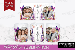 Wildflowers Photo Mug Wrap PNG - Summer Flowers Picture Mug Product Image 1