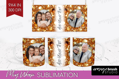 Gem Texture Photo Mug Wrap PNG - Gemstone Picture Frame Mug Product Image 1
