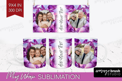 Gem Texture Photo Mug Wrap PNG - Gemstone Picture Frame Mug Product Image 1