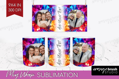 Gem Texture Photo Mug Wrap PNG - Gemstone Picture Frame Mug Product Image 1