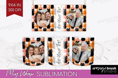 Halloween Photo Mug Wrap PNG - Spooky Picture Frame Mug Product Image 1