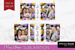 Halloween Photo Mug Wrap PNG - Spooky Picture Frame Mug Product Image 1