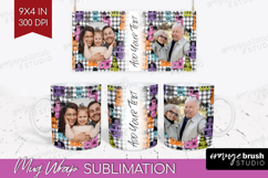 Halloween Photo Mug Wrap PNG - Spooky Picture Frame Mug Product Image 1