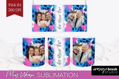 Leopard Print Photo Mug Wrap PNG - Animal Pattern Picture Product Image 1