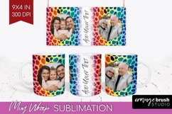 Leopard Print Photo Mug Wrap PNG - Animal Pattern Picture Product Image 1