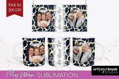 Leopard Print Photo Mug Wrap PNG - Animal Pattern Picture Product Image 1
