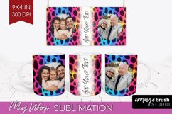 Leopard Print Photo Mug Wrap PNG - Animal Pattern Picture Product Image 1