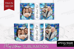 Pearl Photo Mug Wrap PNG - Pearl Texture Picture Frame Mug Product Image 1