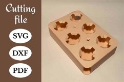 6 pack holder, 6 pack carrier, 6 pack box, six pack holder Product Image 1