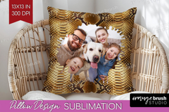 Animal Print Photo Pillow PNG - Wild Animal Picture Frame Product Image 1