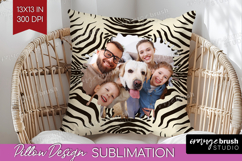 Animal Print Photo Pillow PNG - Wild Animal Picture Frame Product Image 1