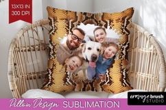 Animal Print Photo Pillow PNG - Wild Animal Picture Frame Product Image 1