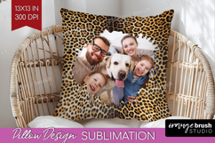 Animal Print Photo Pillow PNG - Wild Animal Picture Frame Product Image 1