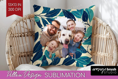 Eucalyptus Photo Pillow PNG - Botanical Picture Frame Pillow Product Image 1