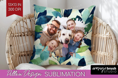 Eucalyptus Photo Pillow PNG - Botanical Picture Frame Pillow Product Image 1