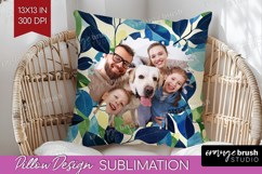 Eucalyptus Photo Pillow PNG - Botanical Picture Frame Pillow Product Image 1