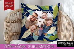 Eucalyptus Photo Pillow PNG - Botanical Picture Frame Pillow Product Image 1