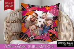 Halloween Photo Pillow PNG - Brush Stroke Picture Frame Product Image 1