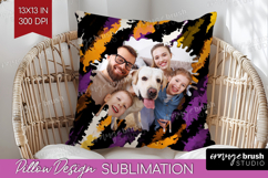 Halloween Photo Pillow PNG - Brush Stroke Picture Frame Product Image 1