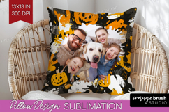 Halloween Photo Pillow PNG - Brush Stroke Picture Frame Product Image 1