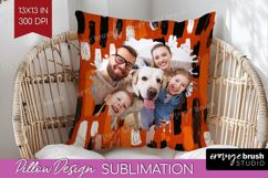 Halloween Photo Pillow PNG - Brush Stroke Picture Frame Product Image 1