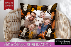 Halloween Photo Pillow PNG - Brush Stroke Picture Frame Product Image 1