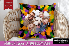 Halloween Photo Pillow PNG - Brush Stroke Picture Frame Product Image 1