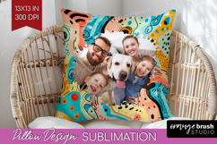 Brush Stroke Photo Pillow PNG - Abstract Texture Picture Product Image 1