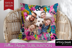 Brush Stroke Photo Pillow PNG - Abstract Texture Picture Product Image 1