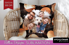 Rose Gold Photo Pillow PNG - Abstract Picture Frame Pillow Product Image 1