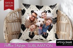 Valentines Day Photo Pillow PNG - Heart Picture Frame Pillow Product Image 1