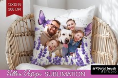 Wildflowers Photo Pillow PNG - Floral Picture Frame Pillow Product Image 1