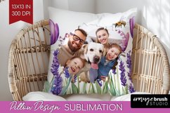 Wildflowers Photo Pillow PNG - Floral Picture Frame Pillow Product Image 1