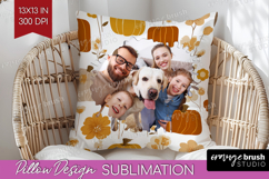 Pumpkun Photo Pillow PNG - Fall Picture Frame Pillow Cover Product Image 1