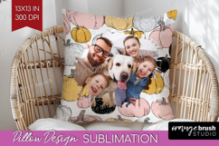 Pumpkun Photo Pillow PNG - Fall Picture Frame Pillow Cover Product Image 1