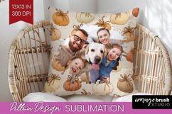 Pumpkun Photo Pillow PNG - Fall Picture Frame Pillow Cover Product Image 1