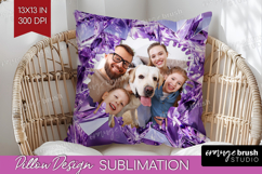 Gem Texture Photo Pillow PNG - Gemstone Picture Frame Pillow Product Image 1