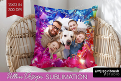 Gem Texture Photo Pillow PNG - Gemstone Picture Frame Pillow Product Image 1