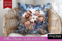 Gem Texture Photo Pillow PNG - Gemstone Picture Frame Pillow Product Image 1
